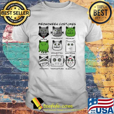 Meowoween costumes terminatpurr spectpurr shirt