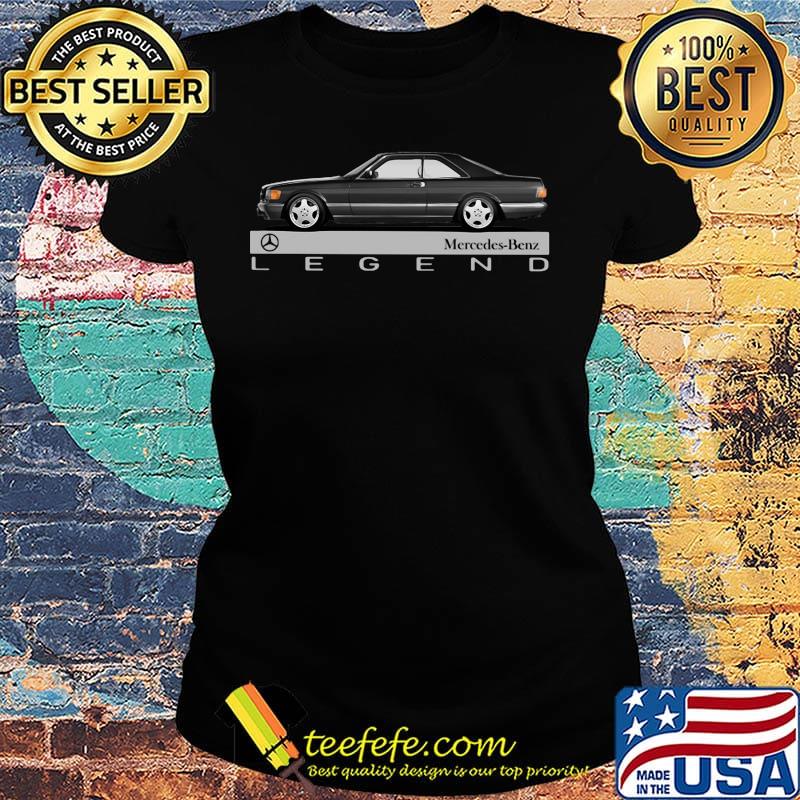 Mercedes benz legend logo black car s Ladies tee Mercedes benz legend logo black car s Ladies tee