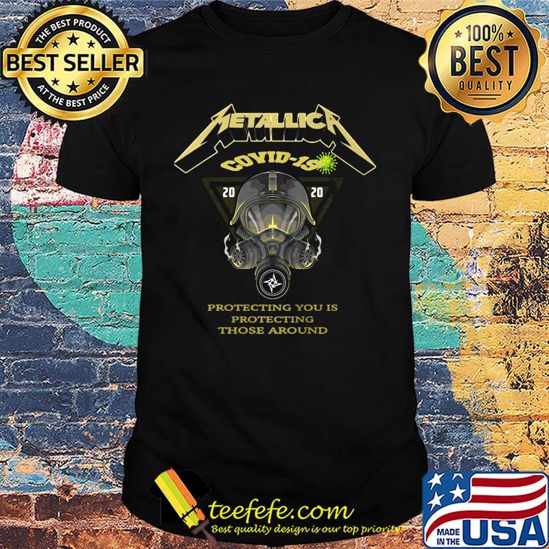 Metallica covid-19 2020 protecting you is protecting those around mask shirt