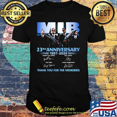Mib international 23rd anniversary 1997 2020 thank you for the memories signatures shirt