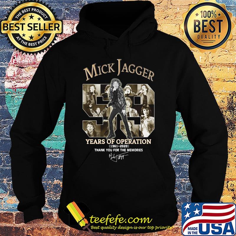 Mick jagger 59 years of operation 1961 2020 thank you for the memories signature s Hoodie Mick jagger 59 years of operation 1961 2020 thank you for the memories signature s Hoodie