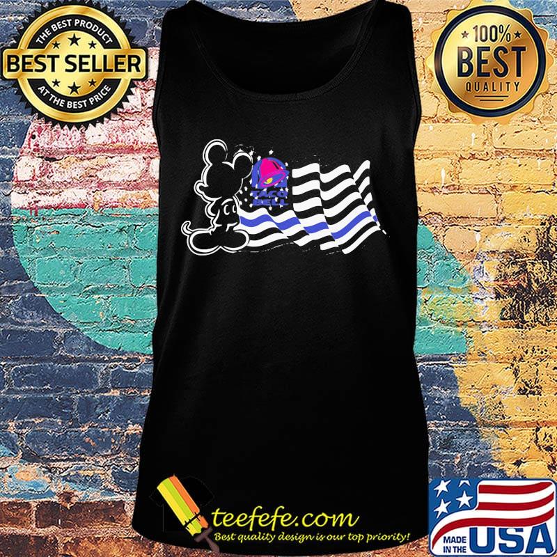 Mickey Mouse Bell Taco American flag s Tank top Mickey Mouse Bell Taco American flag s Tank top