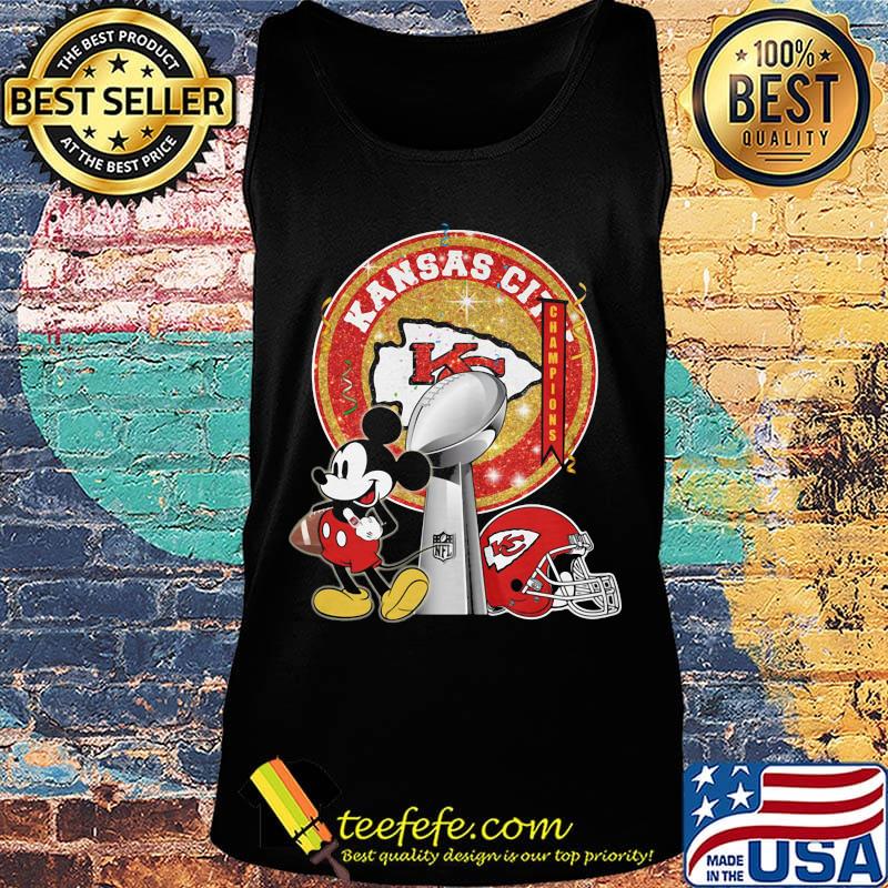 Mickey mouse kansas city chiefs champions super liv bowl football s Tank top Mickey mouse kansas city chiefs champions super liv bowl football s Tank top