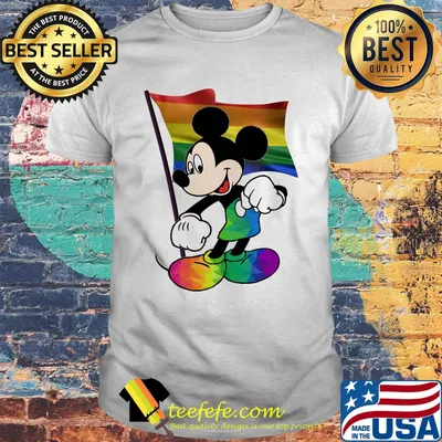 Mickey mouse LGBT flag shirt
