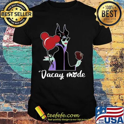 Mickey mouse maleficent vacay mode shirt