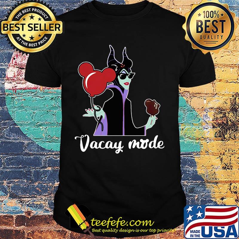 Mickey mouse maleficent vacay mode shirt