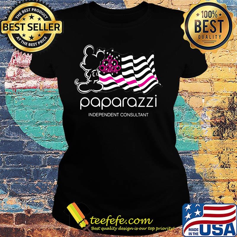 Mickey Mouse Paparazzi independent consultant American flag s Ladies tee Mickey Mouse Paparazzi independent consultant American flag s Ladies tee