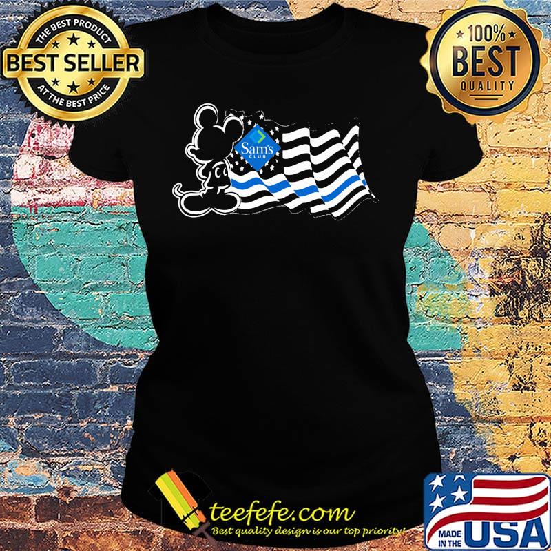Mickey Mouse Sam's club American flag s Ladies tee Mickey Mouse Sam's club American flag s Ladies tee