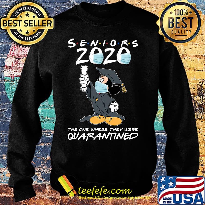 Mickey mouse seniors 2020 mask the one where they were quarantined s Sweater Mickey mouse seniors 2020 mask the one where they were quarantined s Sweater