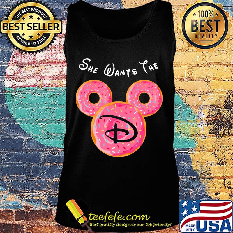 Mickey mouse she wants the disney donuts s Tank top Mickey mouse she wants the disney donuts s Tank top