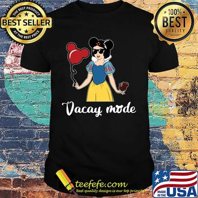 Mickey mouse snow white vacay mode shirt