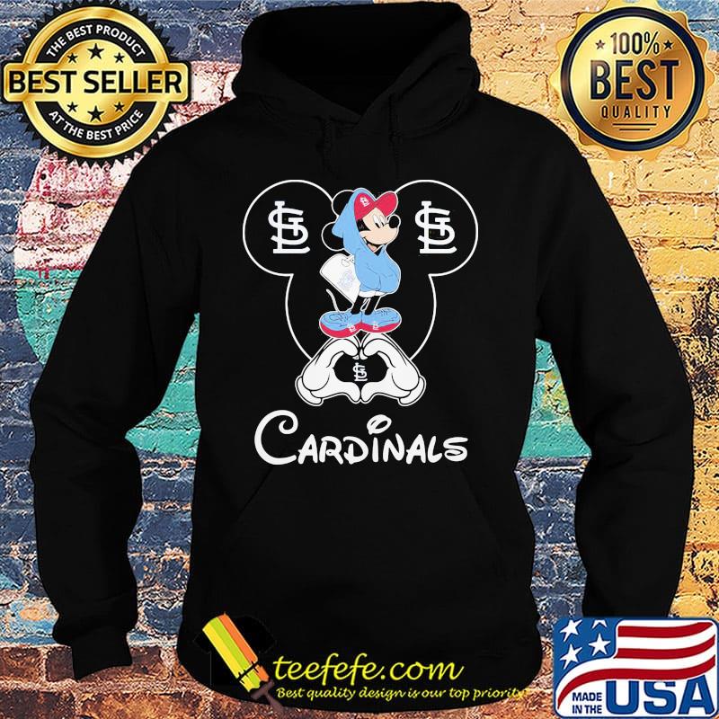 Mickey mouse st. Louis cardinals love s Hoodie Mickey mouse st. Louis cardinals love s Hoodie