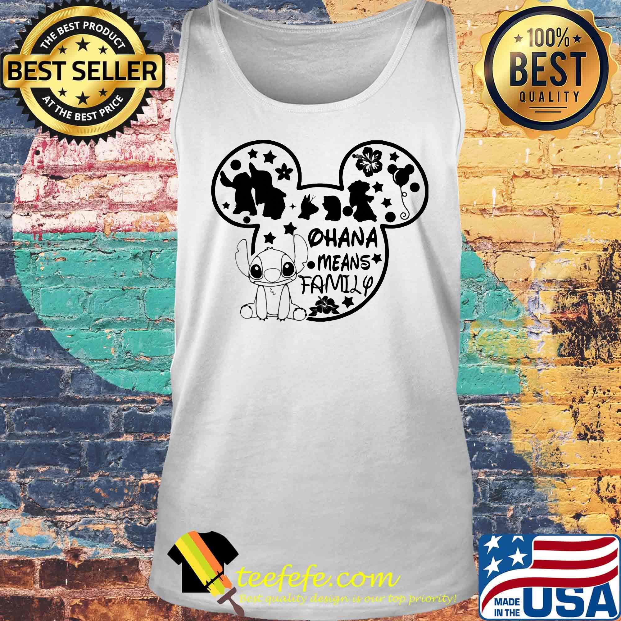 Mickey mouse stitch ohana means family s Tank top Mickey mouse stitch ohana means family s Tank top