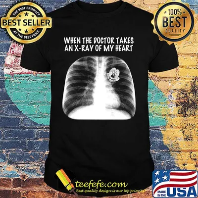 Mickey mouse when the doctor takes an x ray of my heart shirt