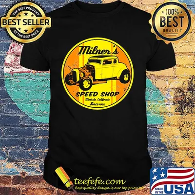 Milner's speed shop miles california since 1962 shirt