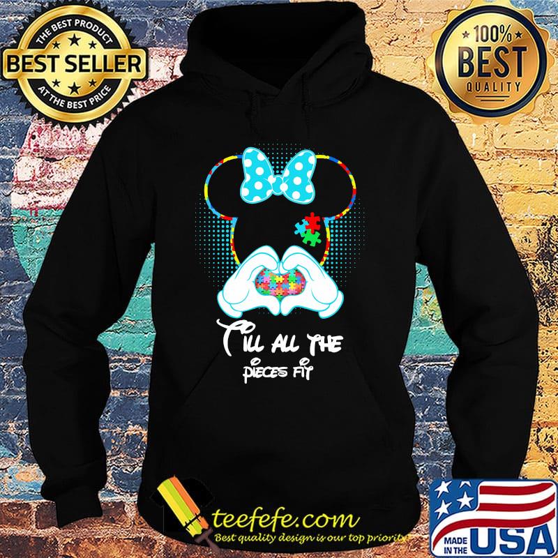 Minnie mouse till all the pieces fit autism heart s Hoodie Minnie mouse till all the pieces fit autism heart s Hoodie