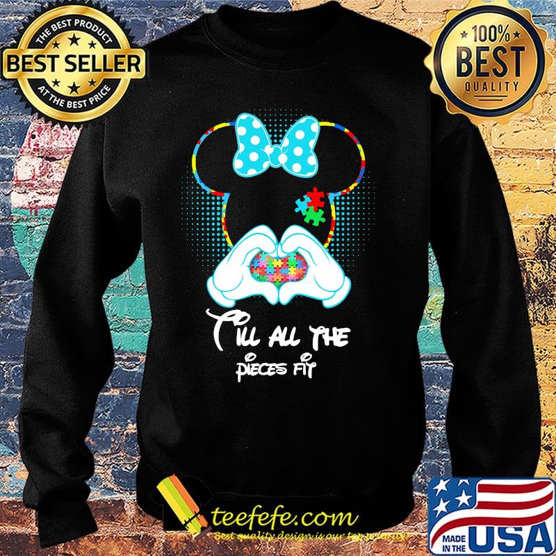 Minnie mouse till all the pieces fit autism heart s Sweater Minnie mouse till all the pieces fit autism heart s Sweater
