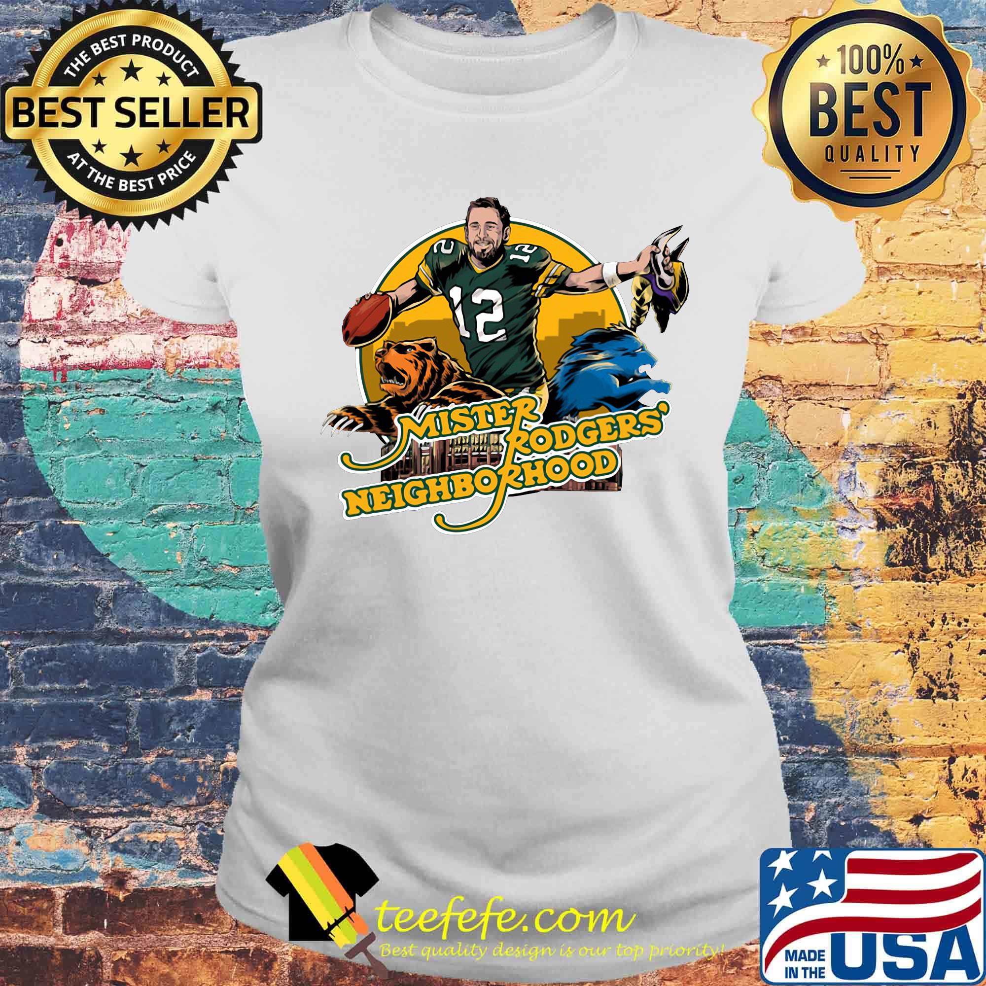 Mister rodgers neighborhood minnesota vikings football team s Laides tee Mister rodgers neighborhood minnesota vikings football team s Laides tee