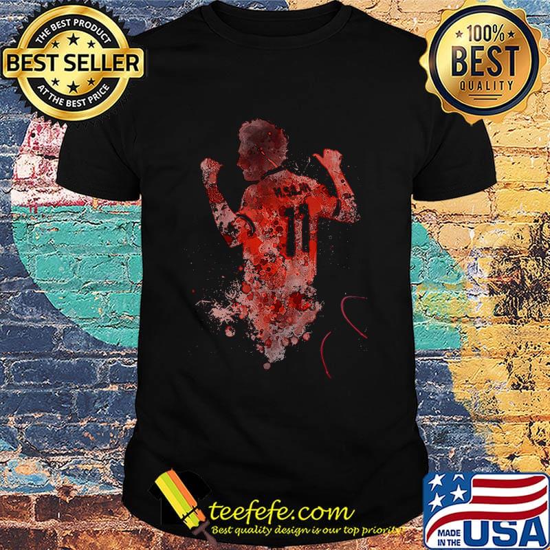 Mohamed salah liverpool football club hero signature shirt
