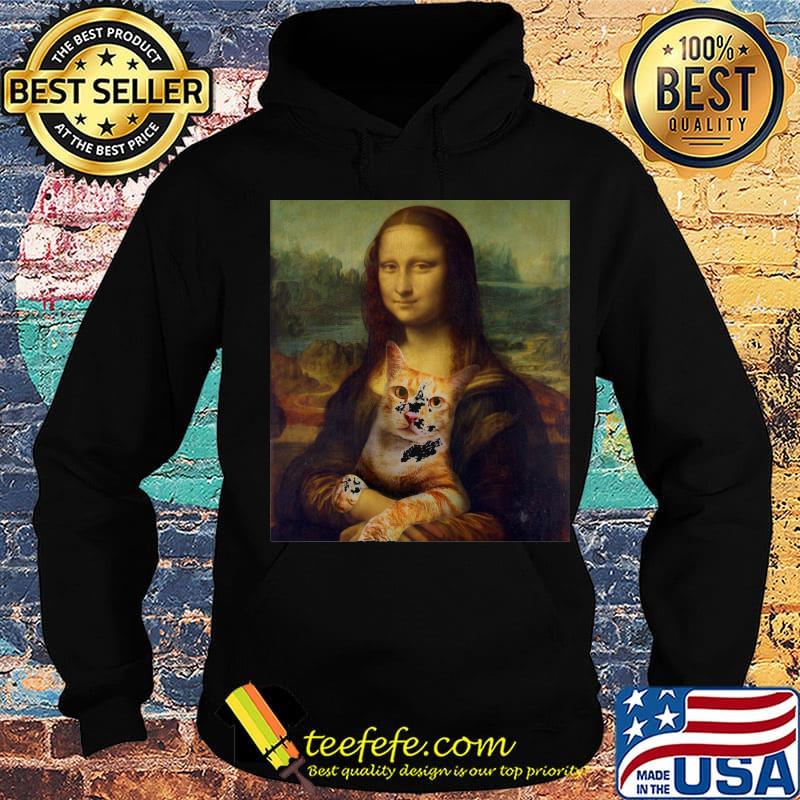 Mona lisa hug cat art s Hoodie Mona lisa hug cat art s Hoodie