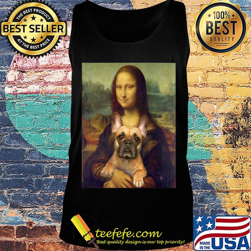 Mona lisa hug pug art s Tank top Mona lisa hug pug art s Tank top