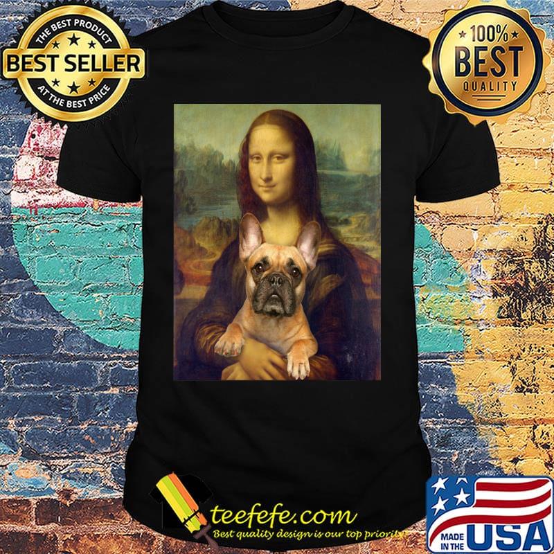 Mona lisa hug pug art shirt Mona lisa hug pug art shirt