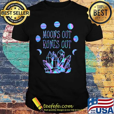 Moon's out runes out diamond shirt