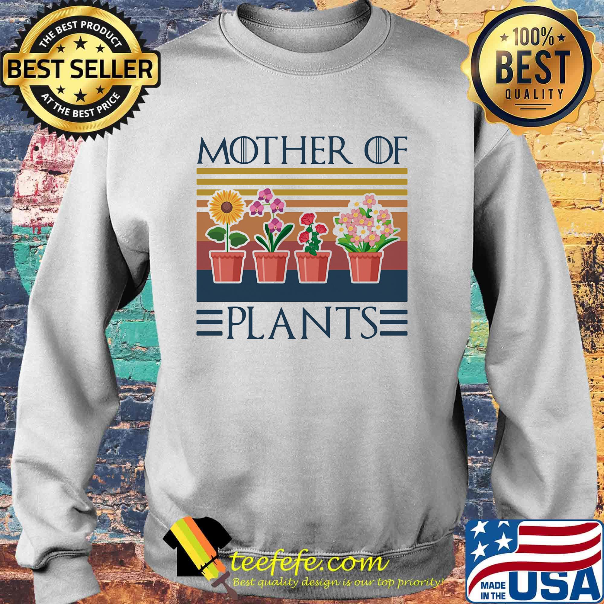 Mother of plants flower vintage retro s Sweater Mother of plants flower vintage retro s Sweater