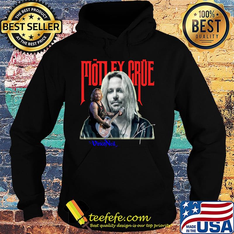 Motley crue band vince neil signature s Hoodie Motley crue band vince neil signature s Hoodie