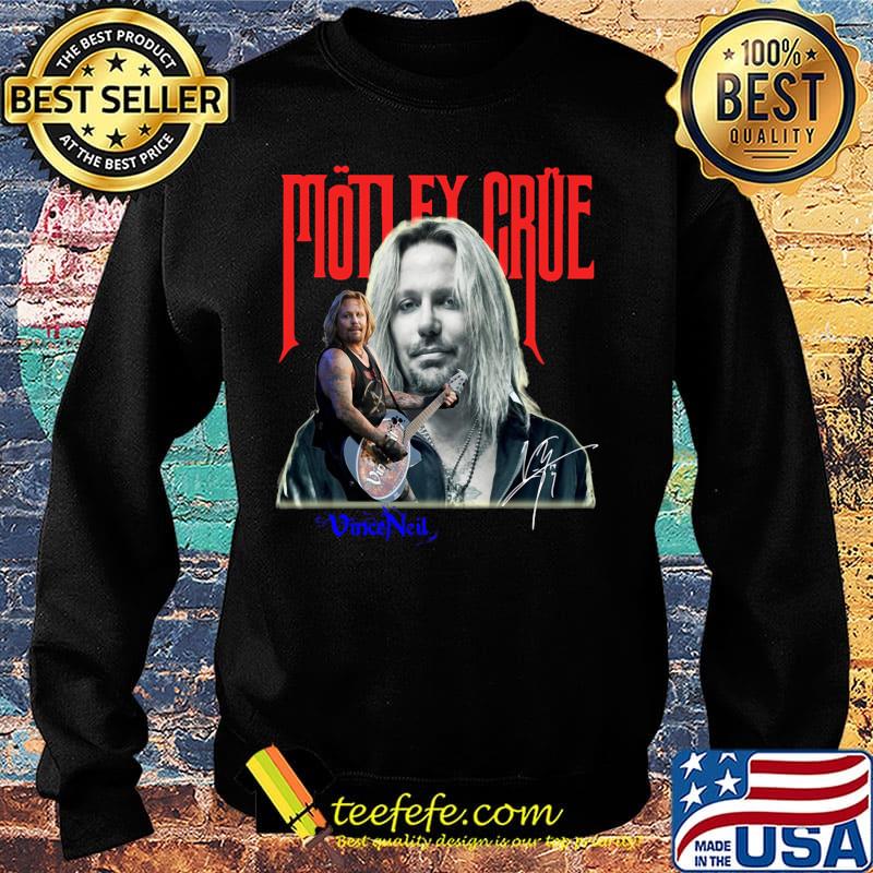 Motley crue band vince neil signature s Sweater Motley crue band vince neil signature s Sweater