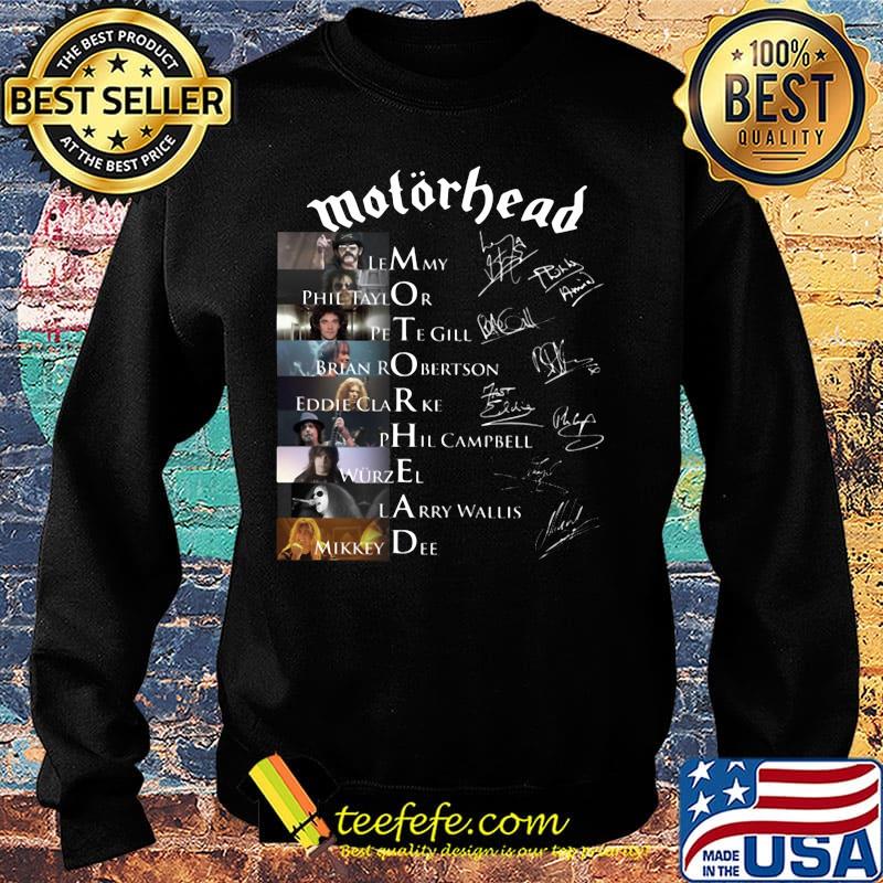 Motorhead movie characters signatures s Sweater Motorhead movie characters signatures s Sweater