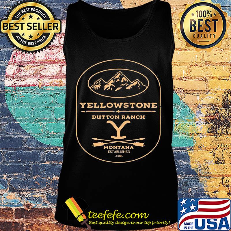 Mountain yellowstone dutton ranch montana established 1886 s Tank top Mountain yellowstone dutton ranch montana established 1886 s Tank top