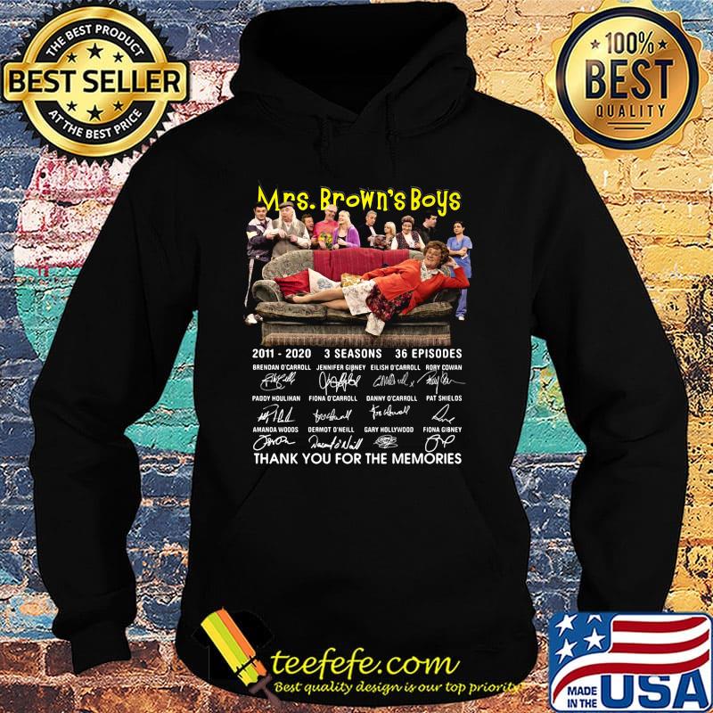 Mrs brown’s boys 2011 2020 3 seasons 36 episodes thank you for the memories signatures s Hoodie Mrs brown’s boys 2011 2020 3 seasons 36 episodes thank you for the memories signatures s Hoodie