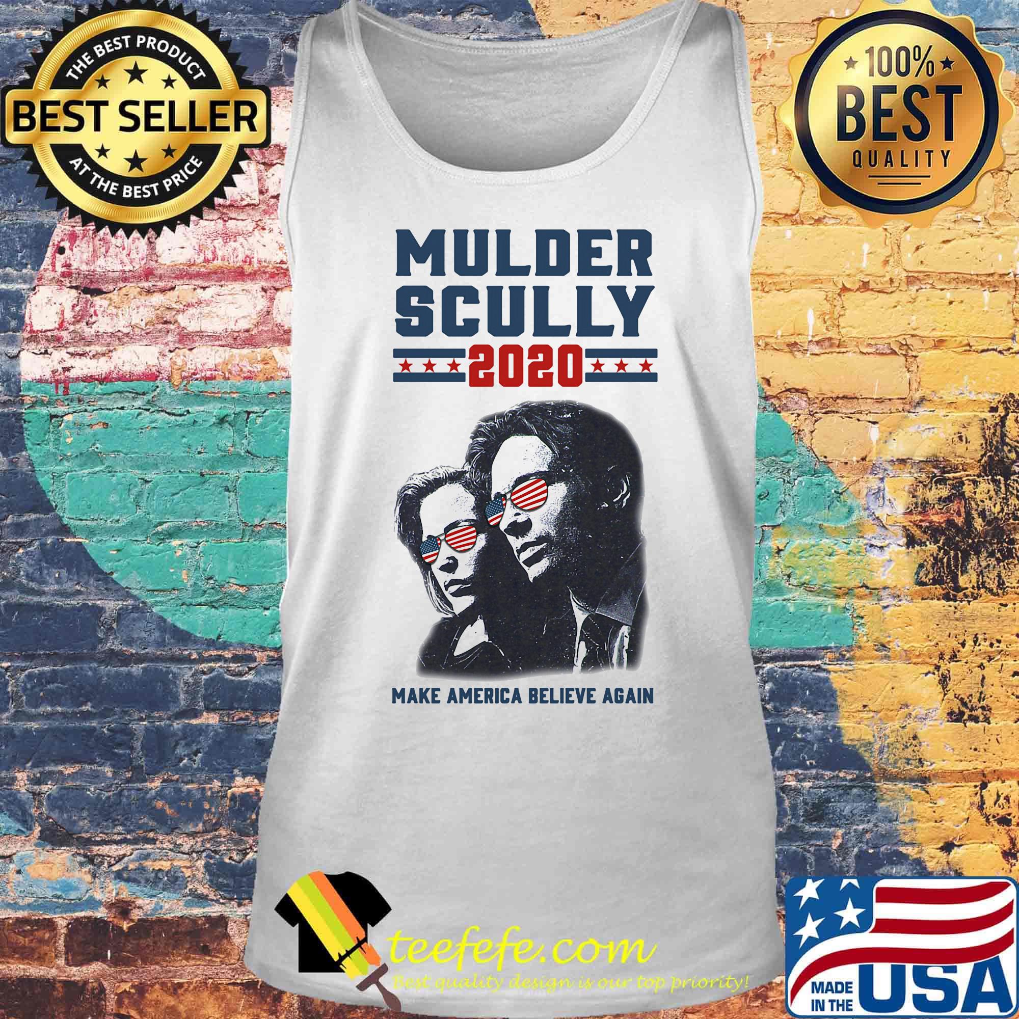 Mulder scully 2020 make america believe again s Tank top Mulder scully 2020 make america believe again s Tank top