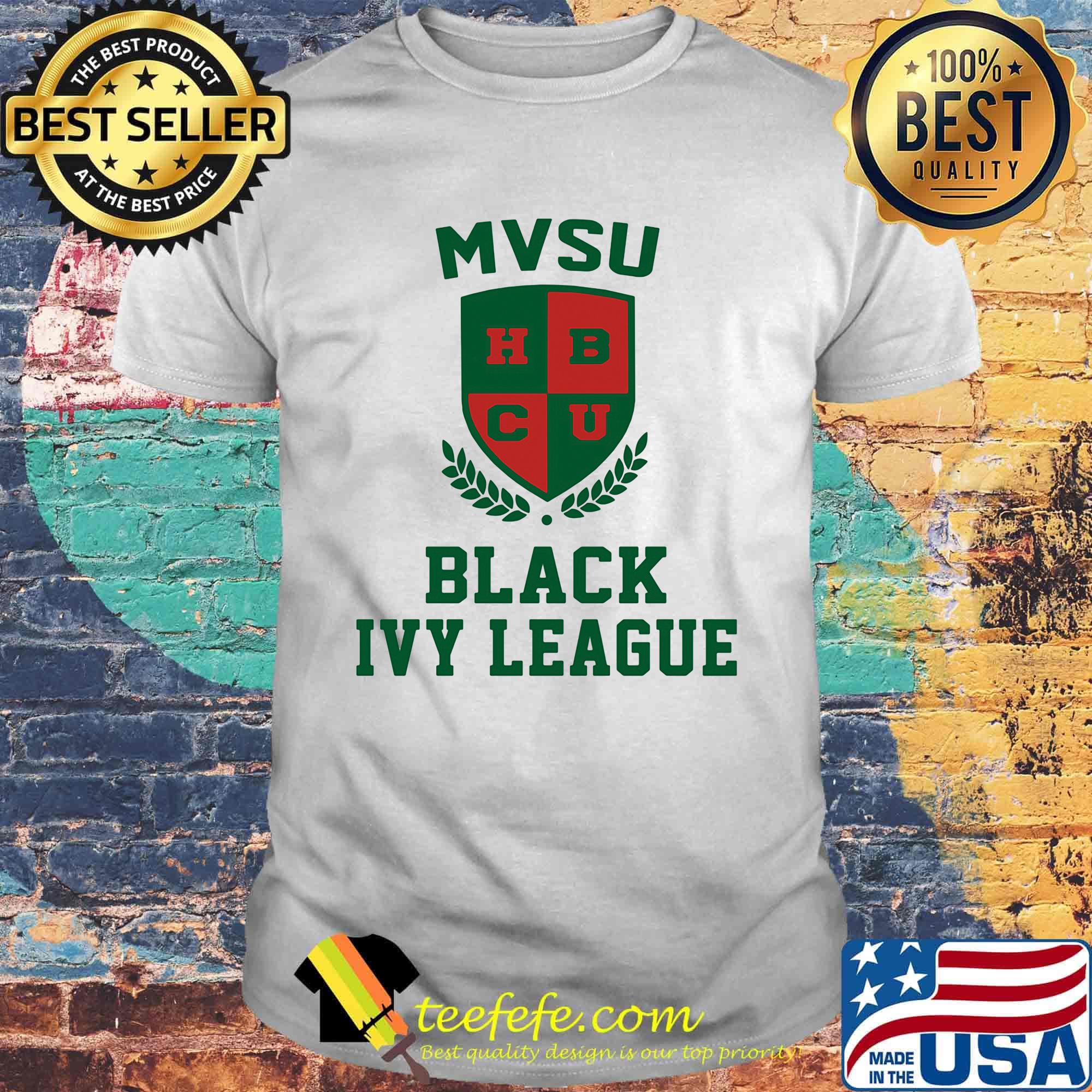Mvsu hbcu black ivy league shirt