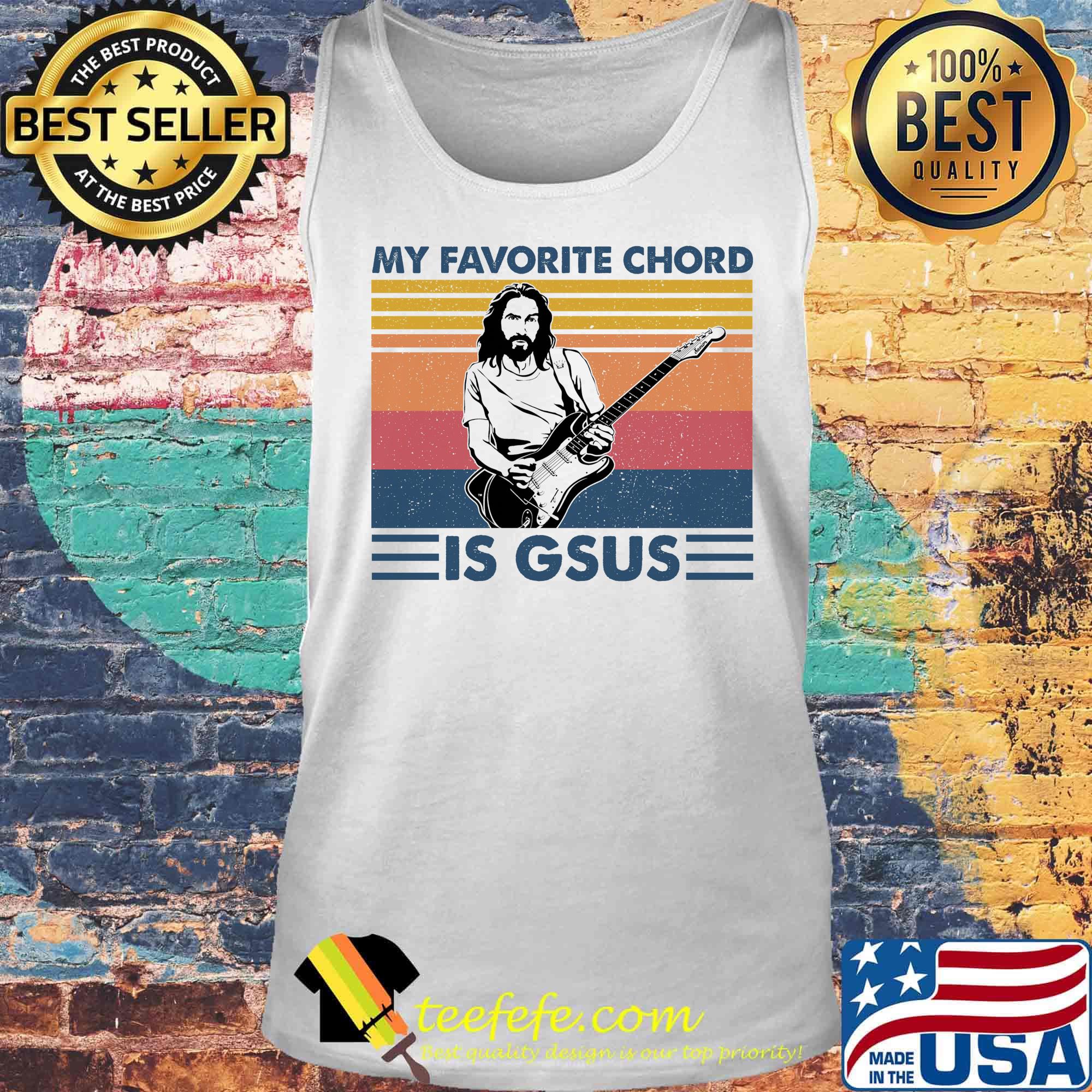 My favorite chord is dsus vintage retro s Tank top My favorite chord is dsus vintage retro s Tank top