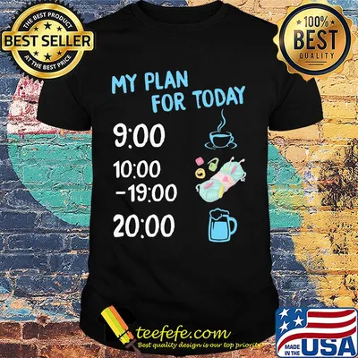 My plan for today coffee knitting and beer shirt