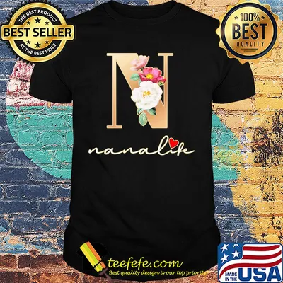 N nana life sunflower heart shirt