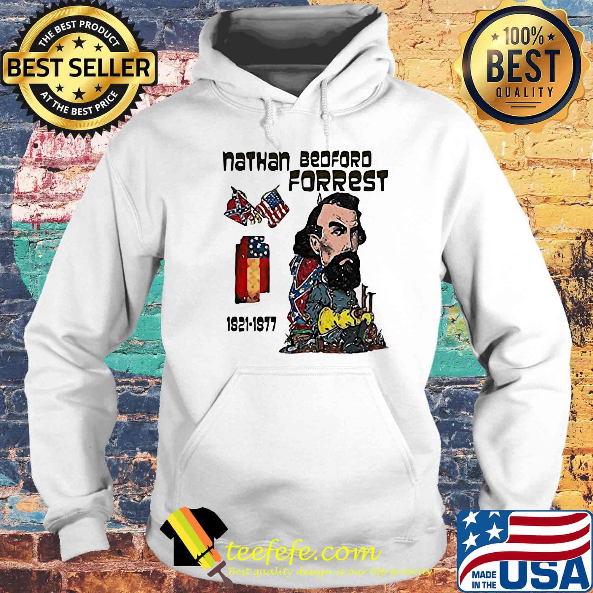 Nathan bedford forrest american flag independence day s Hoodie Nathan bedford forrest american flag independence day s Hoodie