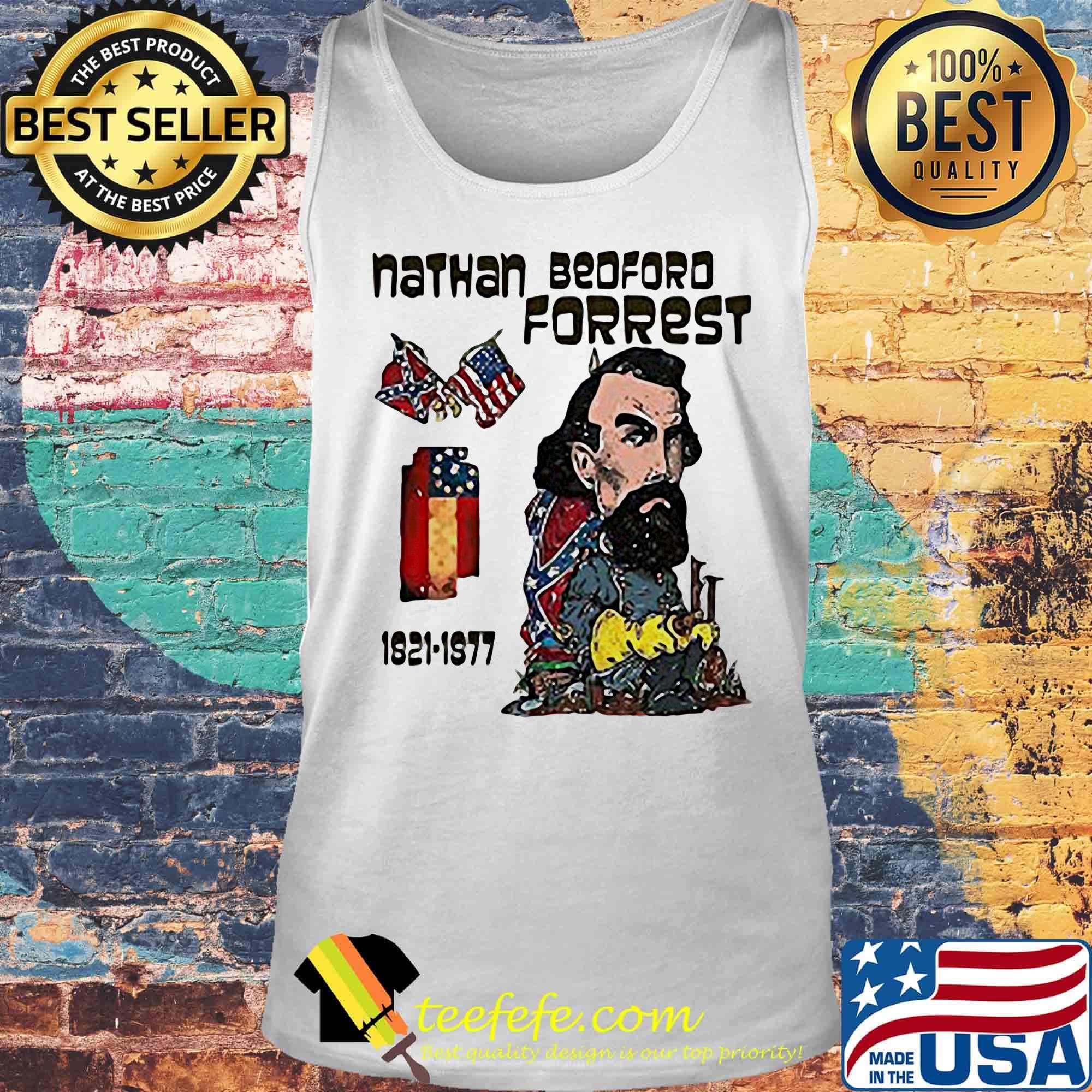 Nathan bedford forrest american flag independence day s Tank top Nathan bedford forrest american flag independence day s Tank top