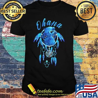 Native stitch ohana mickey mouse shirt