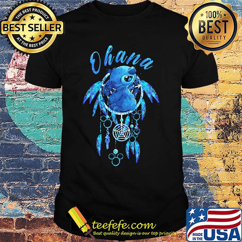 Native stitch ohana mickey mouse shirt