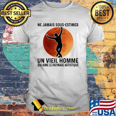 Ne jamais sous estimer un vieil homme qui aime le patinage aristique sunset shirt
