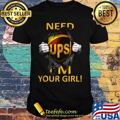 Need UPS your girl superman shirt