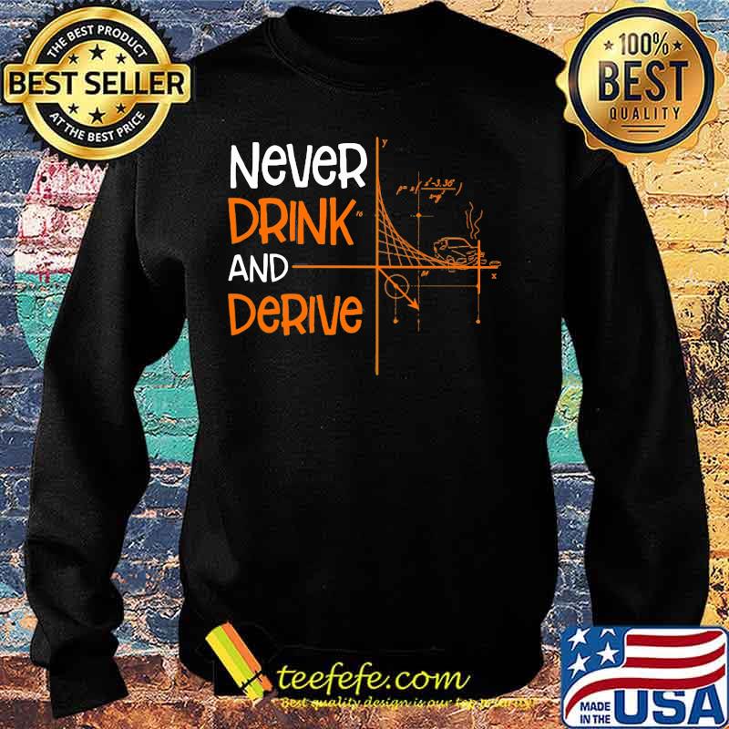 Never drink and derive math s Sweater Never drink and derive math s Sweater