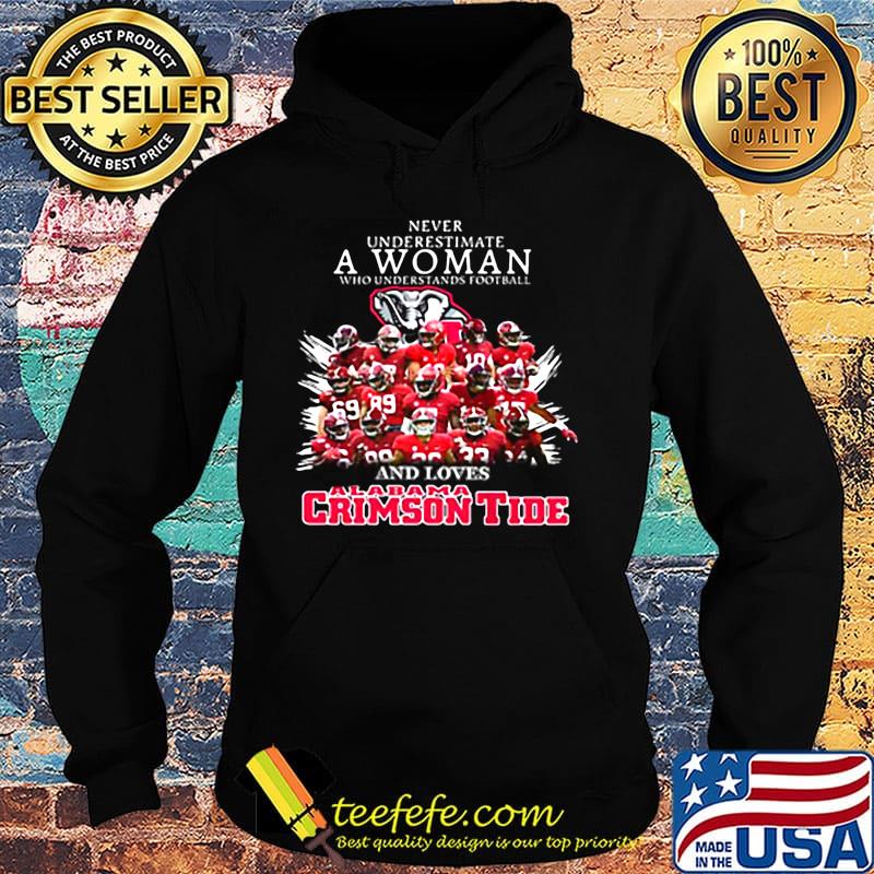 Never underestimate a man who understands football and loves alabama crimson tide s Hoodie Never underestimate a man who understands football and loves alabama crimson tide s Hoodie