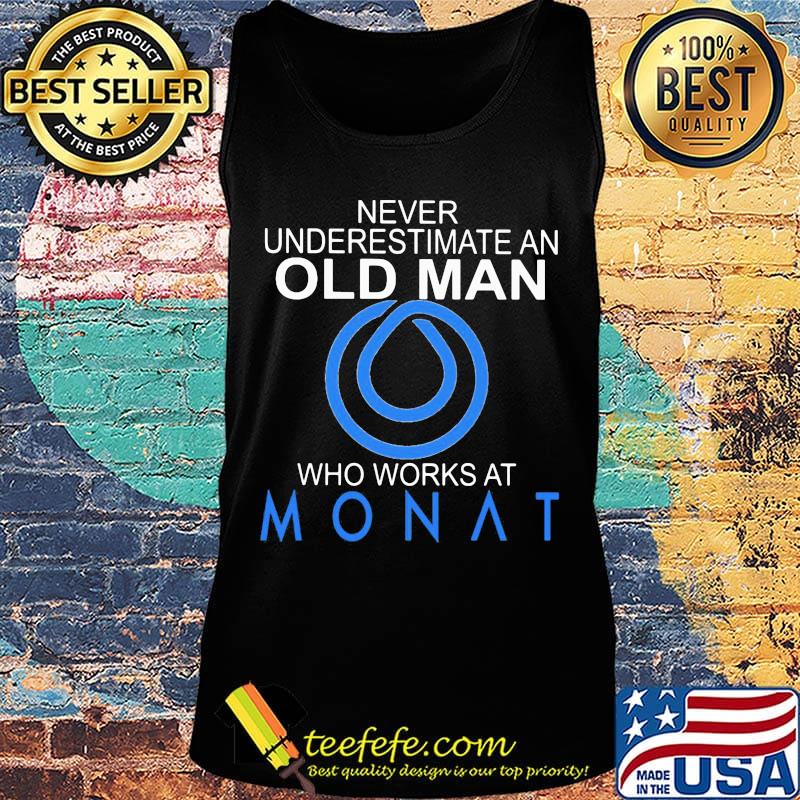Never underestimate a woman who works at monat s Tank top Never underestimate a woman who works at monat s Tank top