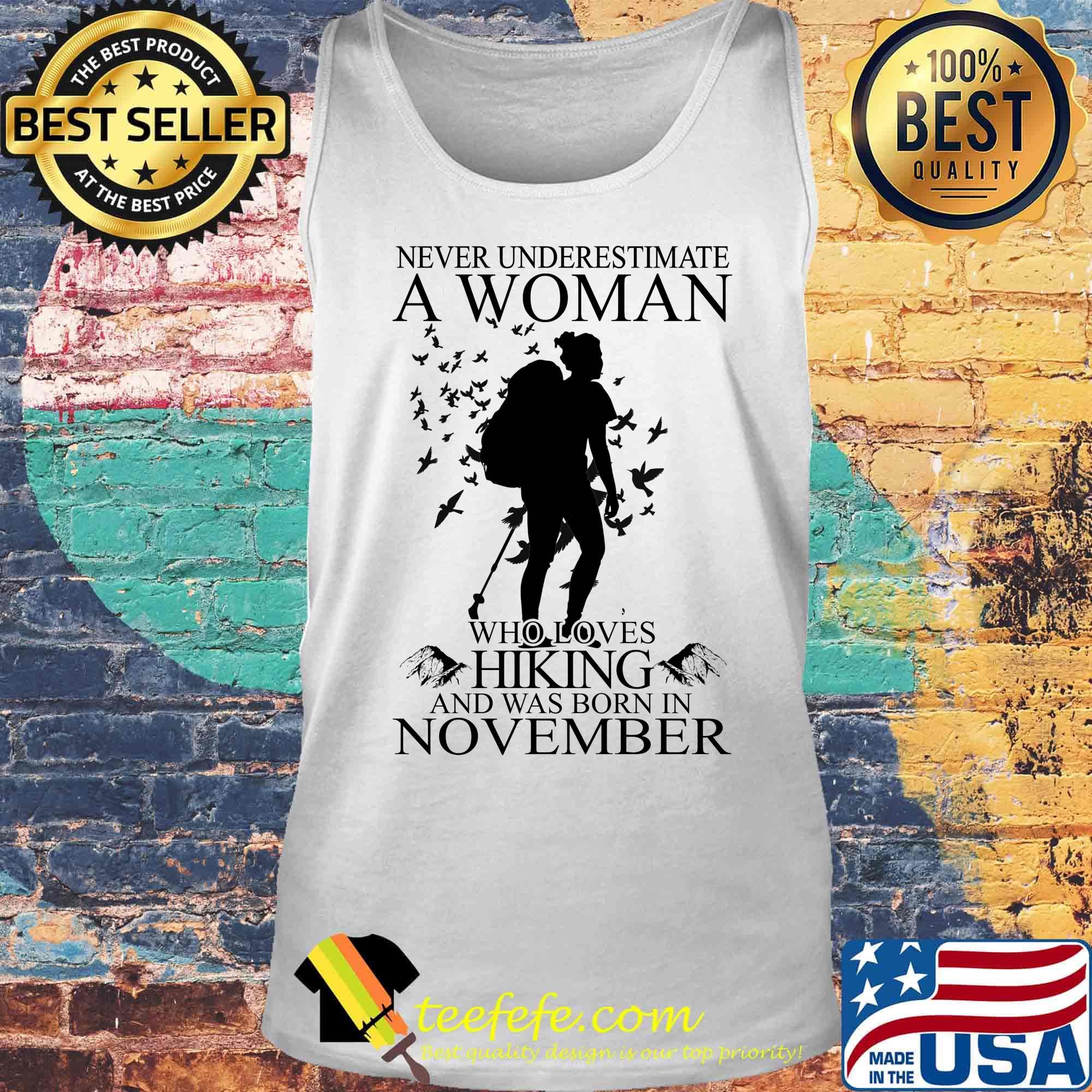 Never underestimate a woman with a guitar who was born in november s Tank top Never underestimate a woman with a guitar who was born in november s Tank top