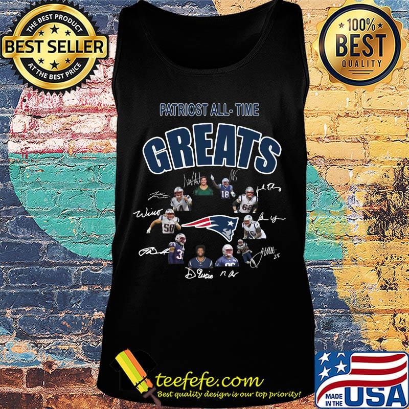 New england patriots all time greats signatures s Tank top New england patriots all time greats signatures s Tank top