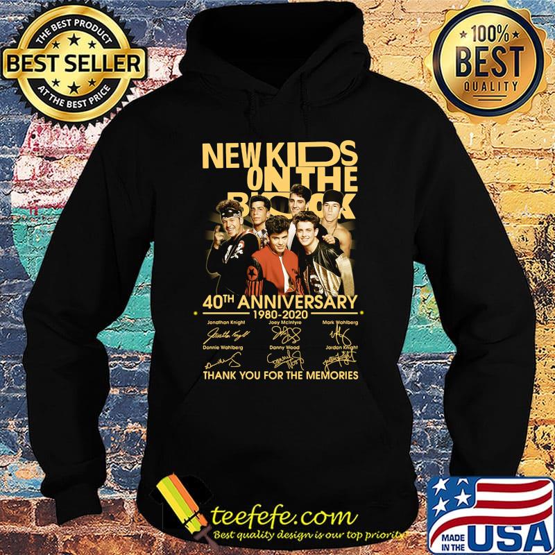 New kids on the rock 40th anniversary 19780 2020 thank you for the memories signatures s Hoodie New kids on the rock 40th anniversary 19780 2020 thank you for the memories signatures s Hoodie